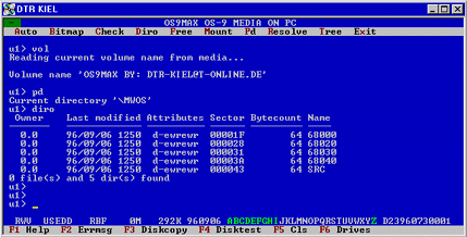 Read OS-9 Disk on PC